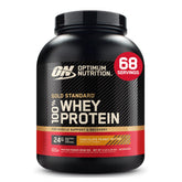 Optimum Nutrition front tub showing product and flavor benefit