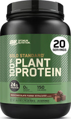 Optimum Nutrition front packaging showing product name and servings benefit