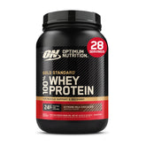 Optimum Nutrition front packaging showing product and 2 lb size benefit