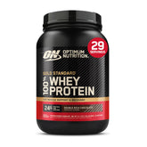 Optimum Nutrition front tub view showing brand and product benefits
