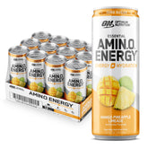 Optimum Nutrition front can showing Mango Pineapple Limeade flavor and refreshing benefit