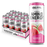 Optimum Nutrition front can showing watermelon flavor and branding for quick ID