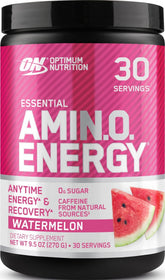 Optimum Nutrition front label showing watermelon tub and product name for easy identification