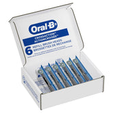 Oral-B front pack of six CrossAction replacement heads showing product