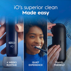 Oral-B iO Series 2 travel case open protecting brush for travel and convenient storage on the go