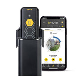 Orbit B-hyve hub front view showing compact design and easy placement benefit