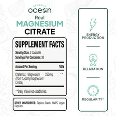 Organics Ocean capsule close-up revealing smooth texture and easy swallowing