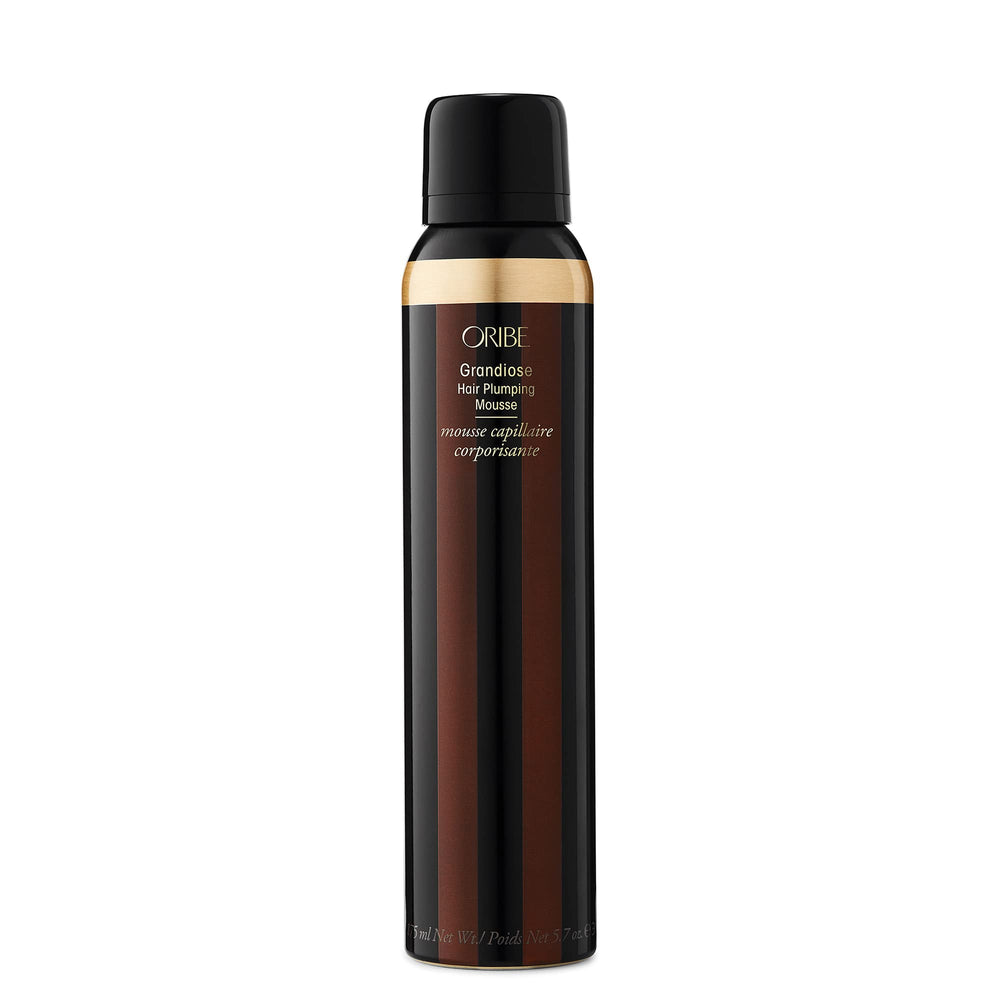 Oribe Grandiose front packaging showing product and benefits
