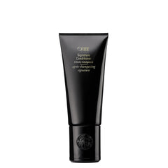 Oribe Signature Conditioner front bottle showing elegant packaging and luxury benefit