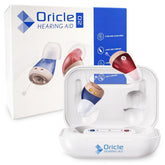Oricle front view showing compact CIC design and discreet profile benefit
