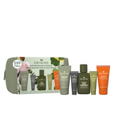 Origins discovery kit front packaging shows travel-ready skincare benefits