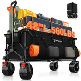 Originsure front view showing full cargo area and sturdy frame benefit easy loading