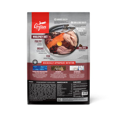 ORIJEN close-up of kibble texture highlighting digestible protein