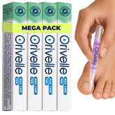 Orivelle front packaging showing four nail care pens and tidy appearance benefit