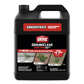 Ortho GroundClear front label showing product and benefits, clear fast results