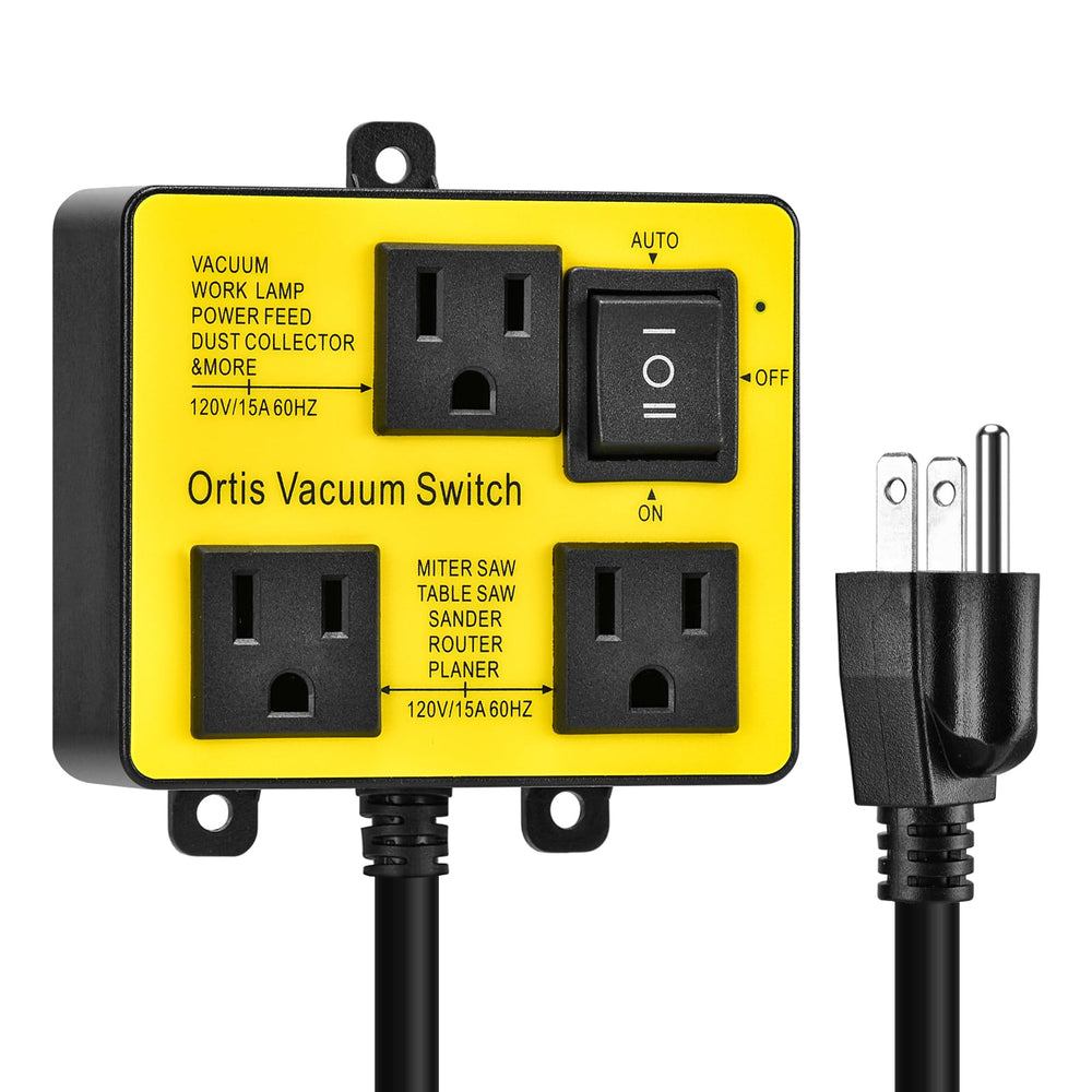 Ortis front panel with two outlets showing dual-tool convenience