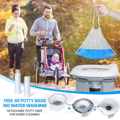 Orzbow toilet seat adapter on adult toilet for smooth transition