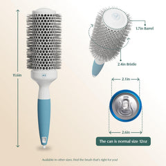 Osensia ceramic barrel closeup with vents for faster drying and even heat distribution
