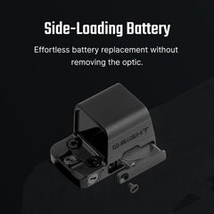 Osight SE angled mount profile highlighting RMSc footprint mounting advantage