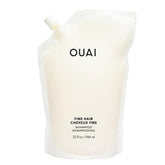 OUAI refill front packaging showing full 32 oz size and clear label benefits