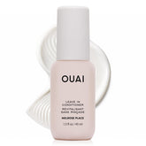 OUAI travel-size bottle front packaging shows compact convenience