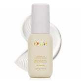 OUAI travel-size front packaging showing compact bottle and convenience