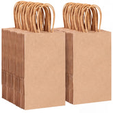 OUTUXED front view of packed kraft bags showing quantity and simple design benefit