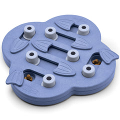 Outward Hound front view showing puzzle layout and easy-to-clean surface benefit
