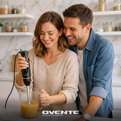 OVENTE ergonomic non-slip handle close-up for comfortable, secure grip