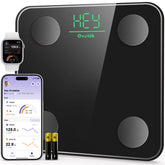 Ovutek front view showing sleek tempered glass platform and display for clear readings