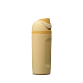 Owala FreeSip front view showing bottle shape and butter half color benefits easy recognition