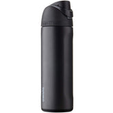 Owala bottle front view showing finish and secure lid for easy carrying