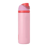 Owala FreeSip 24 oz Angel Food Cake front view showing bottle shape and color for stylish hydration