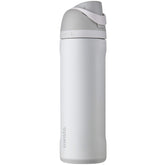 Owala FreeSip 24 oz Shy Marshmallow front view shows full bottle and label for stylish hydration