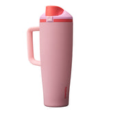 Owala FreeSip front view showing Angel Food Cake color and 40 oz capacity for stylish hydration