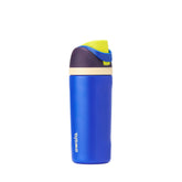 Owala FreeSip kids bottle front view showing celestial finish and kid-friendly size