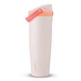 Owala FreeSip Sway front view showing bottle design and color benefit: easy grab