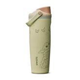 Owala GroGu front view shows character design and durable stainless steel benefit