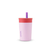 Owala kids lilac rocket front view showing playful design and easy grip