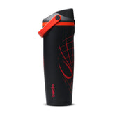 Owala Spider-Man front view showing durable stainless steel and graphics, durable hydration