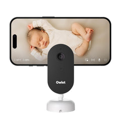 Owlet Dream Sight rear ports and cable connection highlighting easy setup security