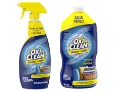 OxiClean front view of spray and refill showing bundle convenience and readiness