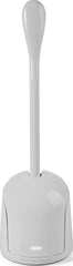 OXO compact toilet brush front view showing organized storage and neat appearance
