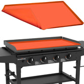 OZG front view 36-inch griddle mat fitting Blackstone protects surface