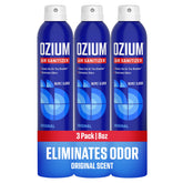 Ozium front can 8 oz showing brand and compact size for quick odor control