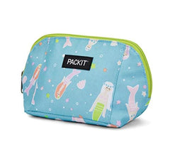 PackIt mermaids side profile folded flat for convenient freezer storage