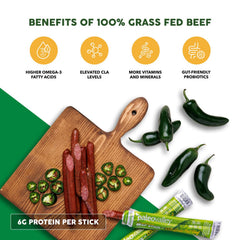 Paleovalley sliced stick revealing interior color and moist texture for snack enjoyment