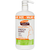 Palmer's front packaging showing large 33.8 oz tub and label benefits