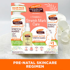 Palmer's tummy butter balm open revealing thick cocoa butter formula for belly