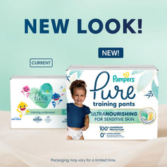 Pampers Pure close-up of vitamin-infused liner highlighting skin-friendly comfort